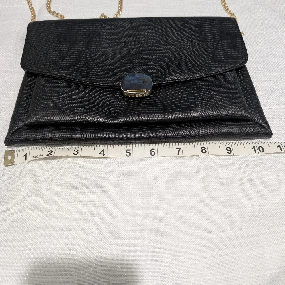 Primark black faux